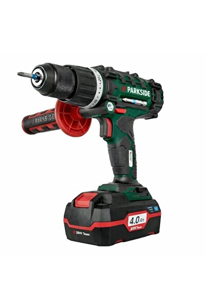 PARKSIDE Bormașină cu percuție, 20V, 4Ah, 45 Nm, mandrină 1.5-13 mm