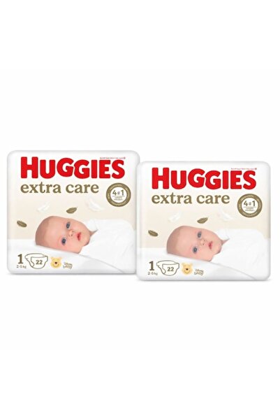Huggies Scutece Extra Care Pachet 1 Jumbo 2-5 kg 44 bucăți