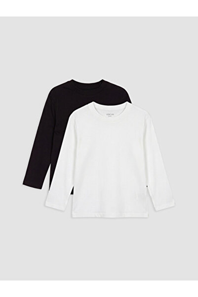 LC Waikiki Esvab • Modern & Distinctive Zero Roba Collar Boys' T-Shirt 2-Pack