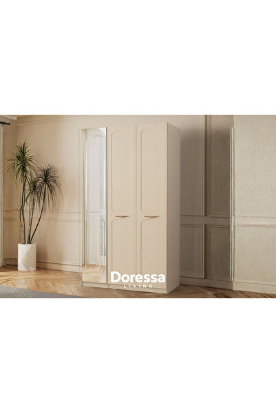 Doressa Living Ravon 3 Kapılı Aynalı Gardırop