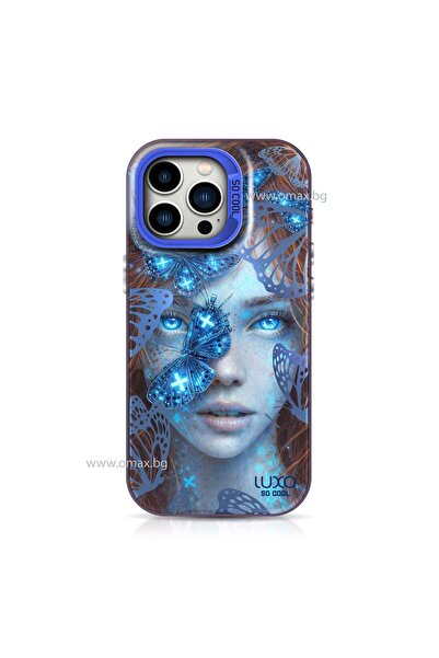 Luxo Husă de telefon pentru Samsung Galaxy S26 Plus, model Butterfly Girl