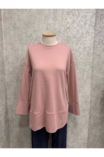 Puane 26Y20735 TUNİK BASİC SWEAT PUDRA