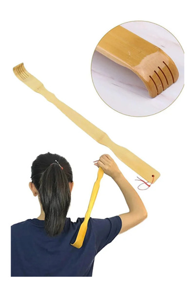 mucit home 2 Adet Ahşap Sırt Kaşıyıcı Sırt Kaşıma Aparatı 47 Cm