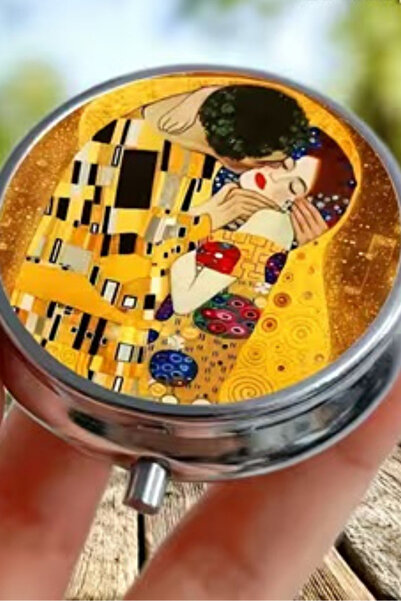 shop Van Gogh Temalı Mini Vintage Saklama Kutusu – Dekoratif Metal Organizer