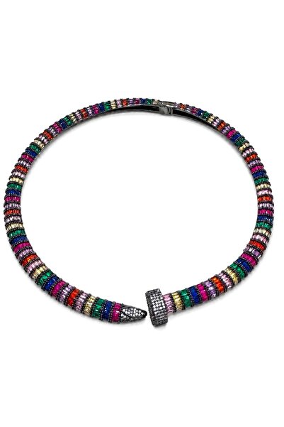 neslyaccessories قلادة رينبو باجيت نيل تشوكير |   مجموعة نيسلي الخاصة