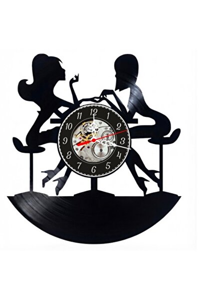 OEM Ceas de perete decorativ din disc de vinil, Model pentru salon de manichi...