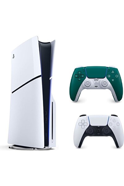 Sony Playstation 5 Slim cdli + 2.kol Dualsense Alpine Green ( İthalatçı Garan...