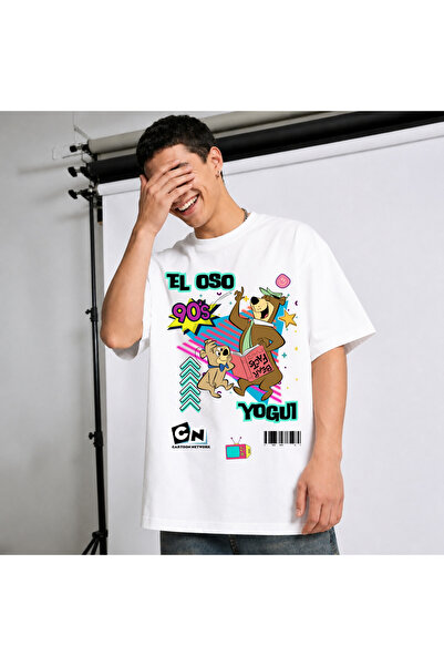 Ingift Tricou Unisex Oversize Personalizat Cartoon Street Wear Collection, 10...