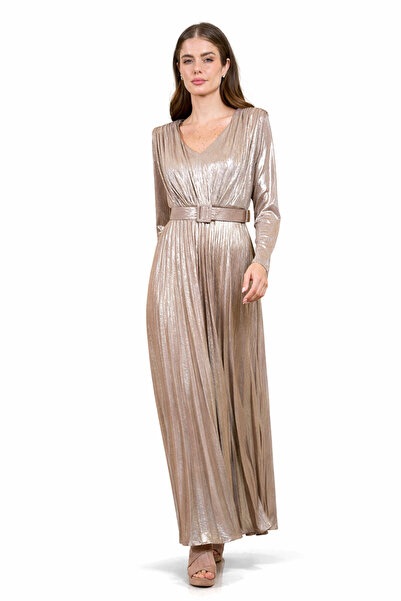 ELEGANZA LA MODE Dark Beige Women's Dress – ELM D 421