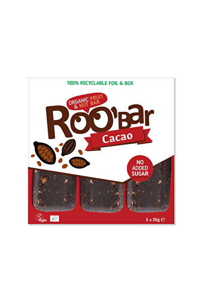 Roobar Set Bio 3 Batoane de Cacao 3 x 30 g