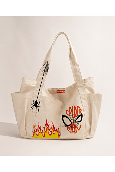mononoke Pocketed cloth bag