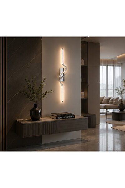 TT AYDINLATMA Tt080-Kr-Zi̇kzak-Apl (with Daylight Led) Zi̇kzak Model Chrome-P...