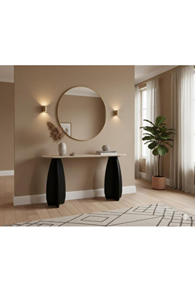 DEC13 Modern console table with a streamlined design - premium wood for a mod...