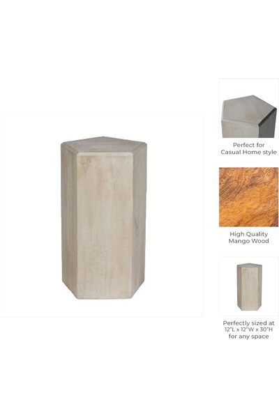 Generic 12X30" NOVUS MEDIUM WOOD PEDESTAL Display Pedestal for Sculpture, Vas...