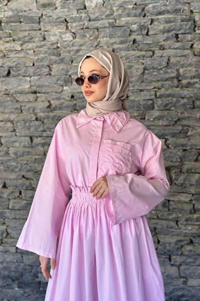 müqofficial Seren Shirt Skirt Set - Pink