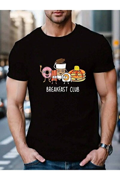 799 100% Cotton Breakfast Cute Kawaii Bfast Club Parody Funny Food Pun Men's ...