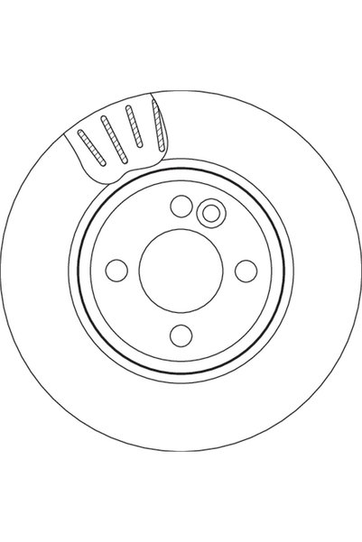 TRWELD DF4799/LUC TARCZA HAM. MINI P. COOPER 06- 280MM