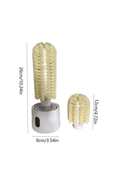 Promagg 360 °   Perie electrică rotativă pentru curățarea sticlelor și cănilor, cu peri moi