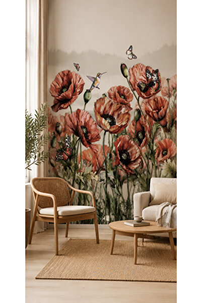 MORDENTE HOME ÇİÇEK DESENLİ DUVAR KAĞIDI (İSTENİLEN ÖLÇÜDE ÜRETİLMEKTEDİR)