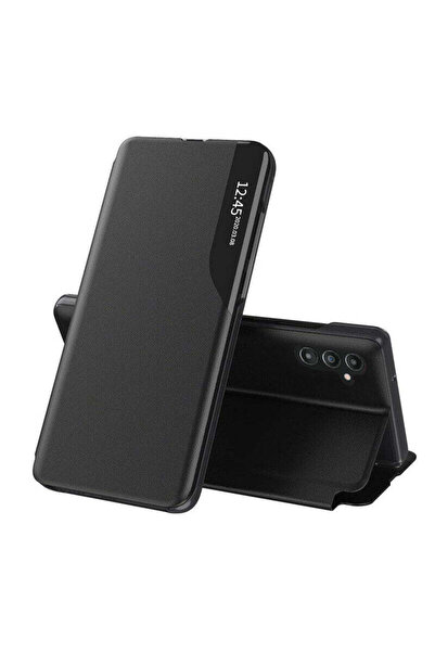 Techsuit Husă pentru Samsung Galaxy A35 5G, Seria eFold, mov - negru