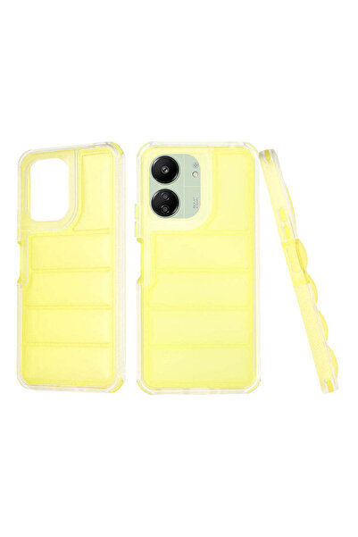 Techsuit Husă pentru Xiaomi Redmi 13C 4G, Wave Shield, galben - galben