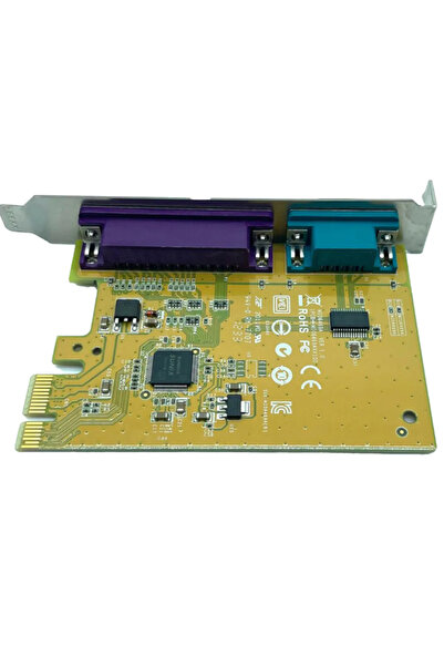 Sunix MIO6469A PCI Express RS232 Seri ve Paralel LPT Port Kartı
