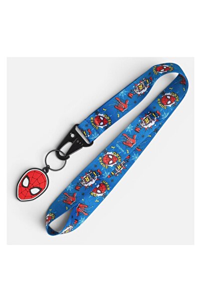 SPIDERMAN Breloc cu șnur pentru card/ecuson, model – badge practic pentru car...