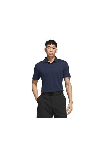 adidas تي شيرت بولو كاجوال للرجال من ULTIMATE365 JACQUARD KW1739 باللون الأزر...