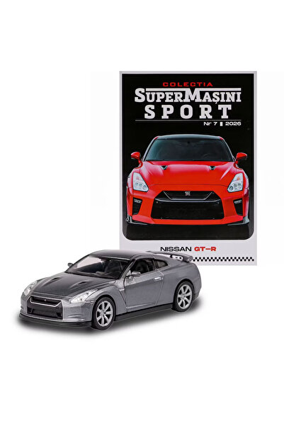 WELLY Sigilat- Nissan GT-R- Colectia Supermasini Sport 2026- Nr.7- Scara 1:34...