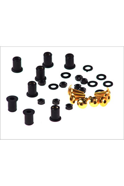 Vicma Kit Șuruburi Carenare (m5x16 Culoare Auriu 8 Buc) Honda Cb Cbf Cbr Nsr ...