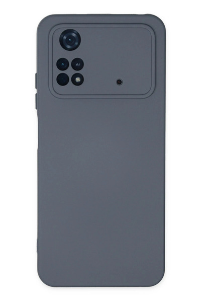 New Face Aconcept Poco M4 Pro 4g Case Nano Velvet Silicone (12224) - Gray