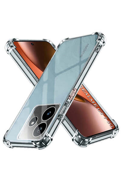 Techsuit Husă pentru Realme GT 7, Antișoc, din silicon transparent - transparent