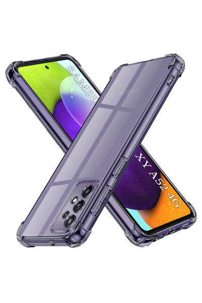 Techsuit Husă pentru Samsung Galaxy A52 5G, din silicon transparent, rezisten...
