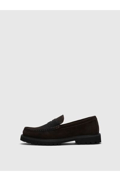 SELECTED Penny Loafer Wildleder