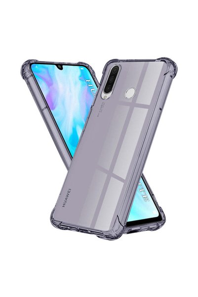 Techsuit Husă pentru Huawei P30 Lite, din silicon transparent, rezistentă la ...