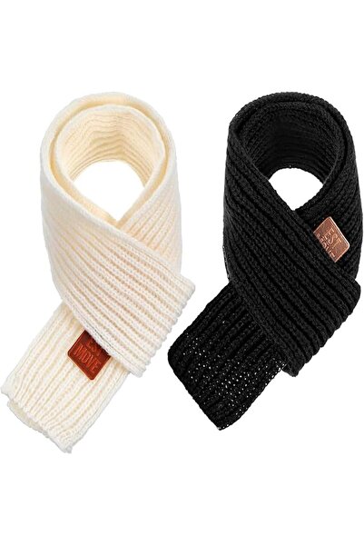 Arbest Kids Winter Scarves,2-Piece Set,Soft Knitted Neck Warmer,Wrap with Let...