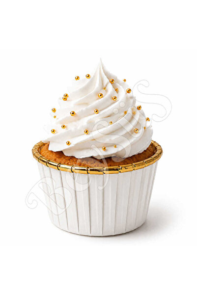 BeySüS Muffin Mold 25Pcs White