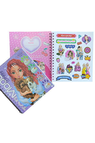 Kingdom of Books دفتر تلوين توب موديل Top Model Coloring Book