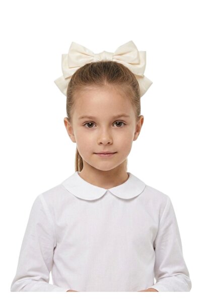 Bidani - Big Bow Hair Clip - Off White