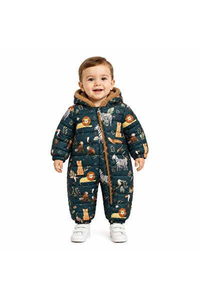 Mıss Crıspy Exclusive ERKEK BEBEK DAR KALIP KIŞLIK BASKILI ELYAF DOLGULU İÇİ ...