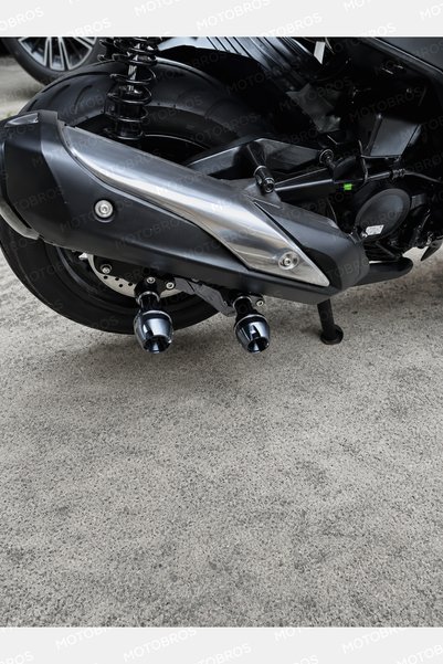 Motobros Motosiklet Kuba Newcity Uyumlu Egzoz Koruma Takozu Özel Üretim Cnc Model Çelik Motosiklet Scooter Egzoz Koruma Takozu Universal
