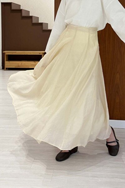 Faya Boutique Butteryellow Covinha Chiffon Skirt