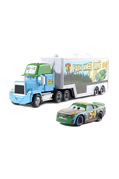 Choice22 17 Pixar Cars Truck Set Alloy Diecast Cargo Trailer Toys Lightning M...