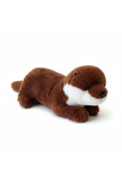 TRUST STORE Oyuncak Peluş 50 CM Yatan Su Samuru Ultra Yumuşak Sevimli Su Samuru Peluş Oyuncak