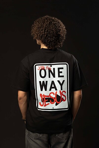 Power of God ΜΑΥΡΟ T-Shirt ΑΝΔΡΙΚΟ ONE WAY JESUS