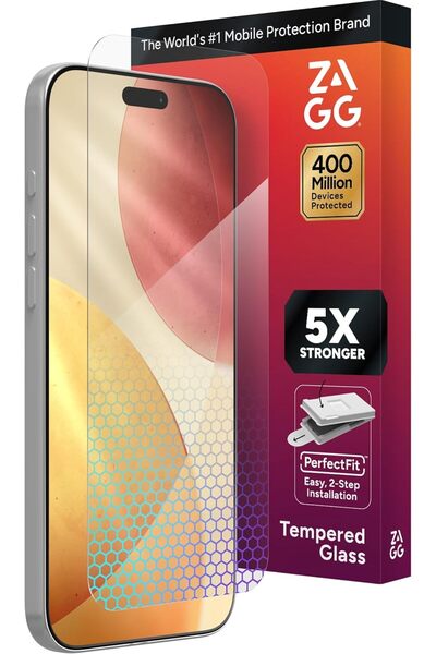Zagg Glass Elite Privacy Screen Protector for iPhone 17-2-Way Privacy Filter,...