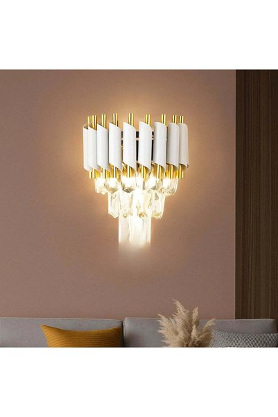 OEM Aplica VERSAILLES Piccolo Crystal Chandelier, 2xE14, Λευκό