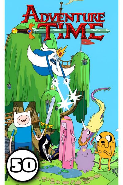 Cartoon Networt Βιβλίο ζωγραφικής, 50 εικονογραφήσεις Adventure Time, Α4