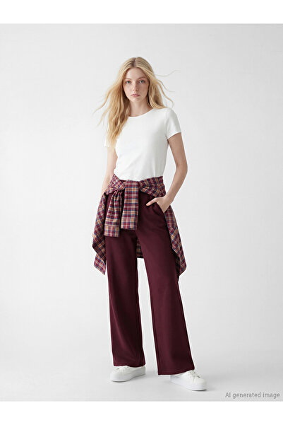 LC Waikiki Pantaloni de trening de damă cu talie elastică și atingere moale