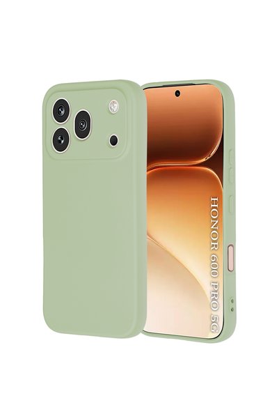 Techsuit Husa pentru Honor 600 Pro, SoftFlex, protectie antisoc, verde deschis